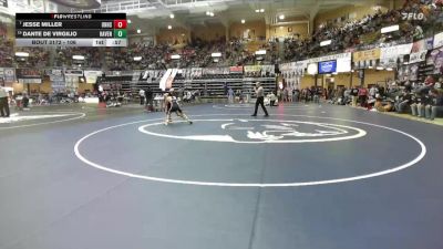 106 lbs Cons. Round 1 - Jesse Miller, Onaga Hs vs Dante De Virgilio, Haven Hs