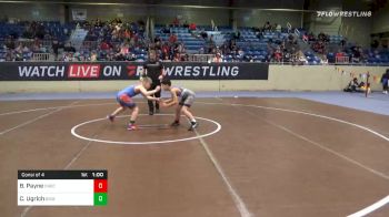 100 lbs Consolation - Benjamin Payne, Checotah Matcats vs Carson Ugrich, Bixby Youth WC