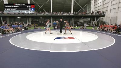 140 lbs Tyanna Jackson, Illinois vs Chloe Beckett, Oklahoma