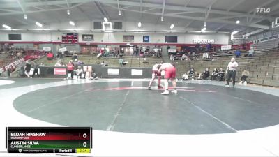 285 lbs Quarterfinal - Austin Silva, Cumberlands vs Elijah Hinshaw, Indianapolis