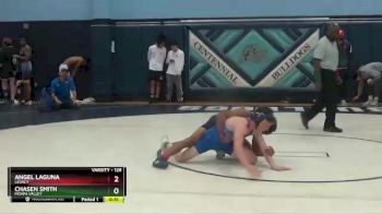 126 lbs Cons. Round 2 - Angel Laguna, Legacy vs Chasen Smith, Moapa Valley