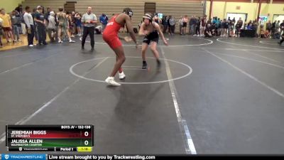 132-138 lbs Round 1 - Jalissa Allen, Wilmington Charter vs Jeremiah Biggs, St. Stephen`s