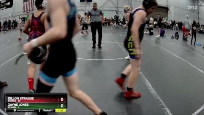 130 lbs Round 2 (4 Team) - Dillon Strauss, Buxton vs Zayne Jones, Kraken