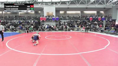 113 lbs Consi Of 16 #2 - Sawyer Miller, Foran vs Gabe Sardone, Notre Dame-West Haven