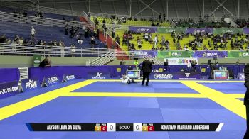Jonathan Mariano Anderson vs Alyson Lima Da Silva 2025 Brasileiro Jiu-Jitsu IBJJF