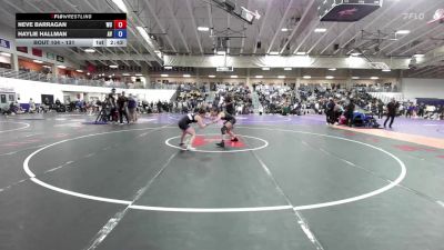 131 lbs Champ. Round 1 - Haylie Hallman, Avila vs Neve Barragan, Waldorf University