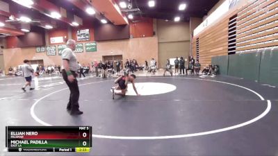 141 lbs Cons. Round 5 - Elijah Nero, Palomar vs Michael Padilla, East LA