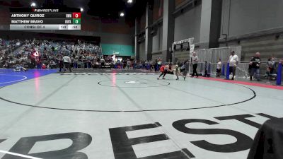 85 lbs Consi Of 4 - Anthony Quiroz, Region Wrestling Academy vs Matthew Bravo, Outlaws Wrestling Club