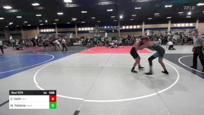 156 lbs Quarterfinal - Caden Keith, Delta Wrestling vs Maxim Pelletier, WAMMA NextGen