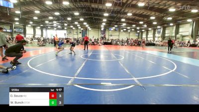 120 lbs Round Of 64 - Domenic Souza, Mayo Quanchi vs Wyatt Bunch, Storm Wrestling Center