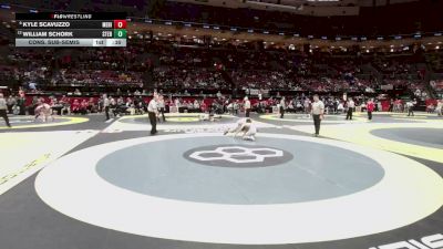 132 lbs Cons. Sub-semis - William Schork, St. Edward vs Kyle Scavuzzo, Med. Highland