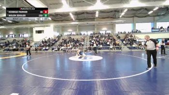 174 lbs 1st Place Match - Konrad Parker, Ithaca vs Nolen Zeigler, Lycoming