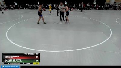 150 lbs Cons. Round 3 - August Schutte, NG Bombers Wrestling Club vs Dane Arrants, GI Grapplers