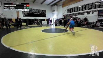 103 lbs Cons. Round 2 - Isaac Rivera, Dethrone vs Vander Gibson, Smashmouth Wrestling Club