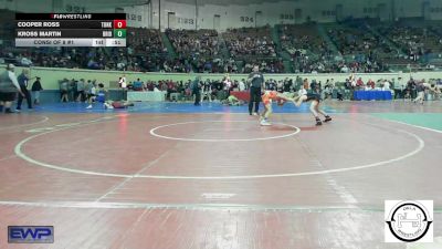 72 lbs Consi Of 8 #1 - Cooper Ross, Tonkawa vs Kross Martin, Bridge Creek Wrestling