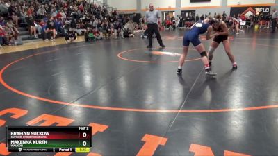 110 lbs 1st Place Match - Makenna Kurth, Waukon vs Braelyn Suckow, Sumner-Fredericksburg