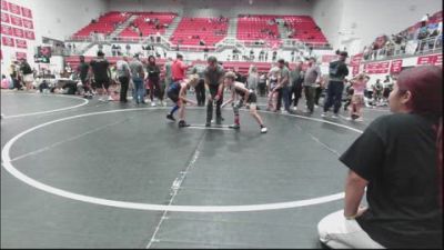 76 lbs Consolation - Jayce Clark, Team Nomad vs Graycie Card, Tulsa Blue T Panthers