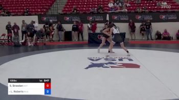 106 lbs Cons 8 #2 - Sandy Breeden, Victory Wrestling vs Libby Roberts, Inland Northwest Wrestling Training Center