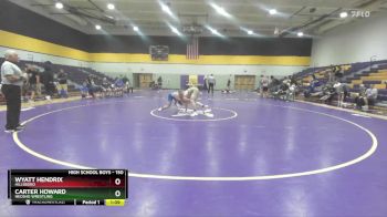 150 lbs Quarterfinal - CARTER HOWARD, Neosho Wrestling vs Wyatt Hendrix, Hillsboro