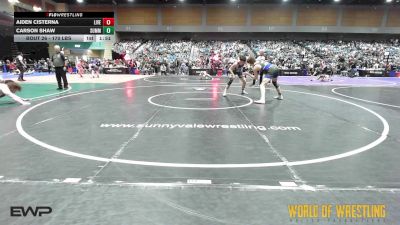 170 lbs Round Of 64 - Aiden Cisterna, Live Training vs Carson Shaw, Summit Wrestling Club
