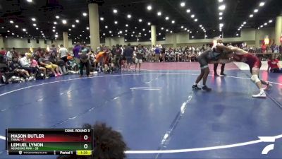 157 lbs Quarters & 3rd Wb (32 Team) - Mason Butler, TNAAU vs Lemuel Lynon, Assassins Pink