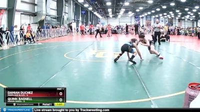 84 lbs Rd# 7- 10:45am Saturday Final Pool - Damian DuChez, Maryland Black vs Quinn Bagnell, Minion Green