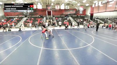 113 lbs Semifinal - Gage Snook, Sanderson Wrestling Academy vs Camden Worthington, Declo Stingers
