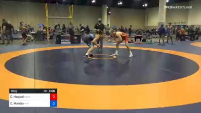 65 kg Prelims - Carter Happel, Hawkeye Wrestling Club vs Cole Manley, Mat Town USA