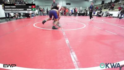 120 lbs 3rd Place - Rocky Ford, Vian Wrestling Club vs Xander Montgomery, Skiatook Youth Wrestling