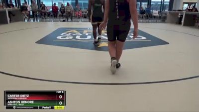 JV-25 lbs Round 3 - Ashton Honore, Iowa City, West vs Carter Dietz, Western Dubuque