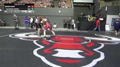 177 lbs Round Of 16 - Mason Bird, Nipomo vs Jackson Cinfel, Clovis North