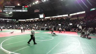 80 lbs Semifinal - Cyler Gilmore, GWRA vs Bob Gillies, PWCA