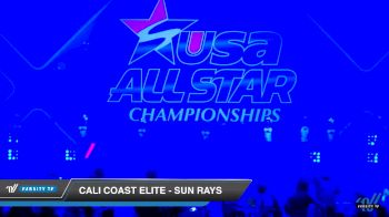 Cali Coast Elite - Sun Rays [2019 Youth - D2 1 Day 2] 2019 USA All Star Championships