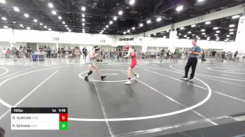 106 lbs Round Of 16 - Devin Kuenzler, Eaglecrest WC vs Preston Schreck, Eastvale Elite