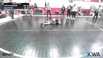 77-83 lbs Final - Paxtyn McGilbert, Midwest City Bombers Youth Wrestling Club vs Beau Fisher, Salina Wrestling Club