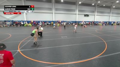 120 lbs Cons. Round 3 - Cooper Long, Unattached vs Aaron Prize, Team Donahoe
