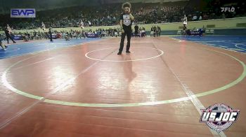 40 lbs Round Of 16 - Gavino Camarillo, Clinton Youth Wrestling vs Canton Cargill, Duncan Demon Wrestling