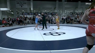 53 kg Cons. Quarters - Isabella Marie Gonzales, Iowa Women's Wrestling Club/ Titan Mercury Wrestling Club vs Libby Roberts, Laker Wrestling Club