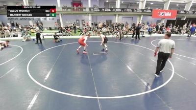 Junior Boys - 165 lbs Champ. Round 3 - Barrett Mieras, Immortal Athletics WC vs Jacob Weaver, Central Indiana Academy Of Wrestling