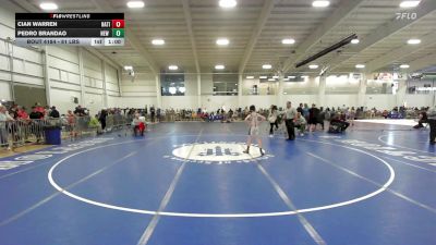 81 lbs Consi Of 16 #2 - Cian Warren, Natick vs Pedro Brandao, New Milford