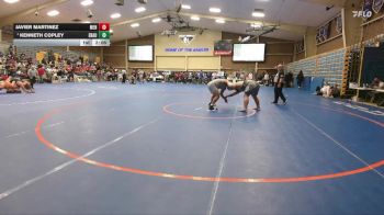 285 lbs Semifinal - Kenneth Copley, Embry-Riddle (Ariz.) vs Javier Martinez, Menlo