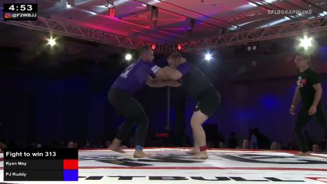 PJ Ruddy vs Ryan May 2026 Fight to Win 313