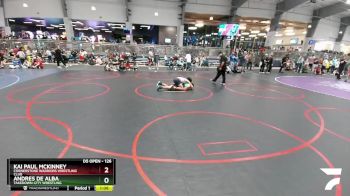 126 lbs Semifinal - Andres De Alba, Takedown-City Wrestling vs Kai Paul McKinney, Cornerstone Warriors Wrestling Club