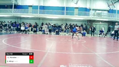 149 lbs Quarterfinal - Erwin Morales, Elmhurst University vs Durya Minor, Harper College