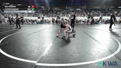 67 lbs Consi Of 8 #2 - Rex Stewart, Shelton Wrestling Academy vs Cutter Bledsoe, Woodland Wrestling Club