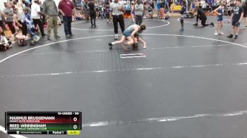 90 lbs Cons. Semi - Reed Winningham, Summerville Takedown Club vs Maximus Bruggemann, Legacy Elite Wrestling