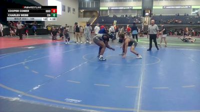 165 lbs Cons. Round 5 - Charles Webb, Central Baptist (Ark.) vs Cooper Comer, Huntingdon