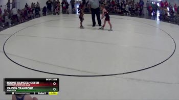 25 lbs Quarterfinal - Xaiden Crawford, Nebraska vs Boone Klingelhoefer, Amherst Wrestling Club