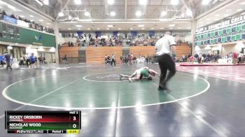 106 lbs Cons. Round 4 - Nicholas Wood, Oceanside vs Rickey Orsborn, Chaparral
