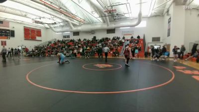 285 lbs Quarterfinal - Daniel Clawson, Riverton vs Roland Burton, Wyoming Indian